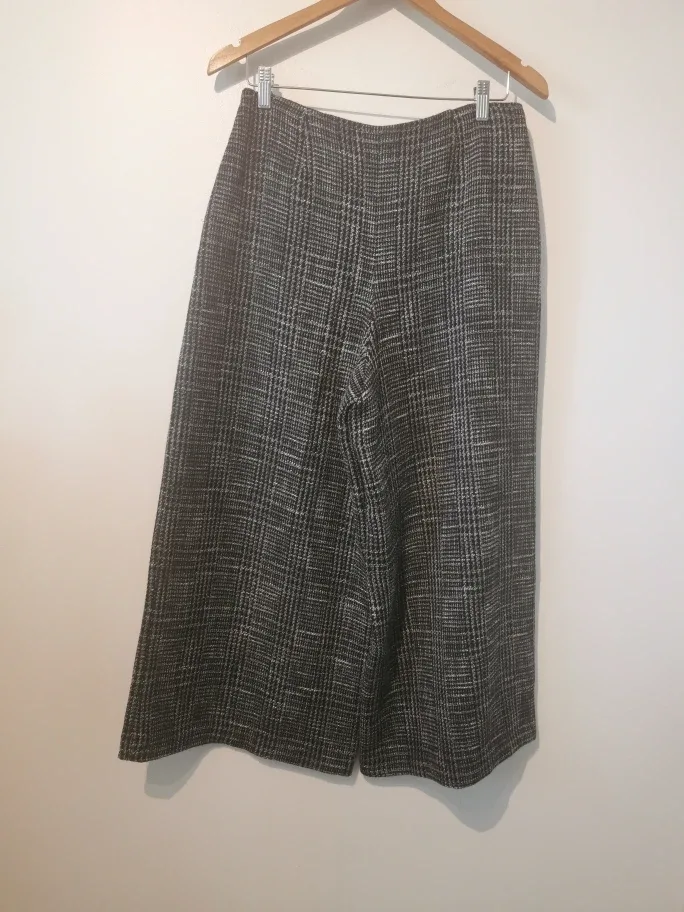 Massimo dutti s10 wide leg pants wool and cotton image indicator(5)