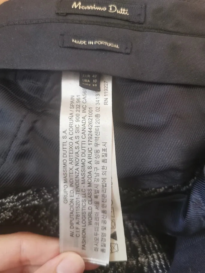 Massimo dutti s10 wide leg pants wool and cotton image indicator(6)