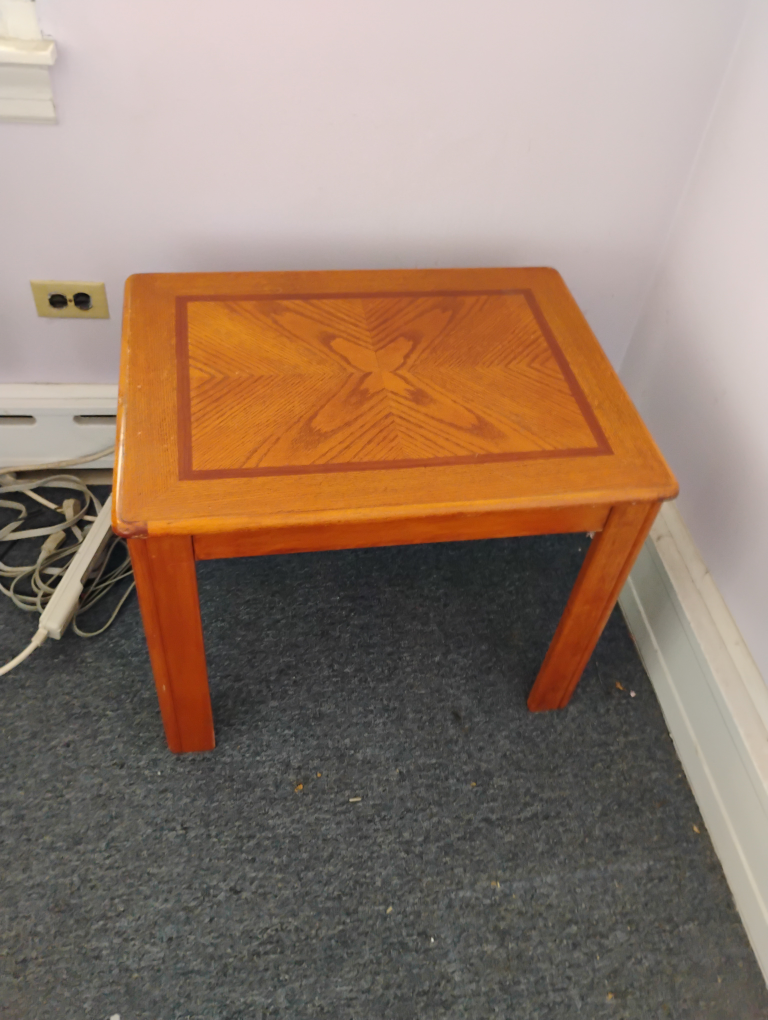 Wooden End Table