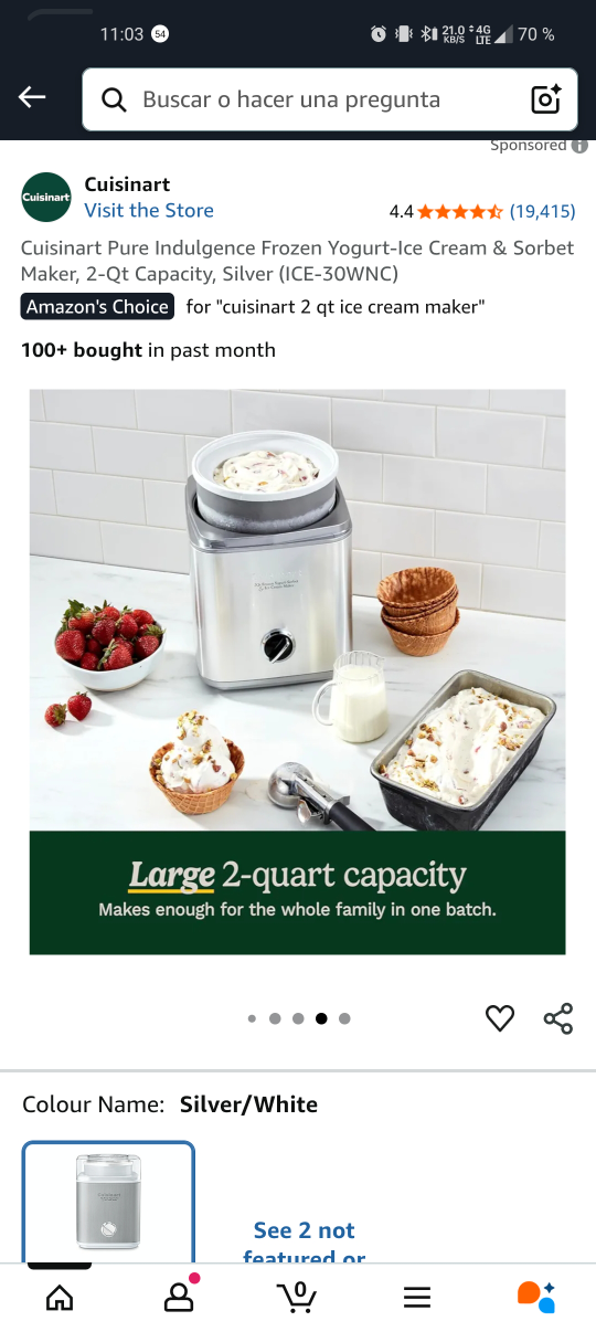Cuisinart  Ice Cream Maker - photo 4