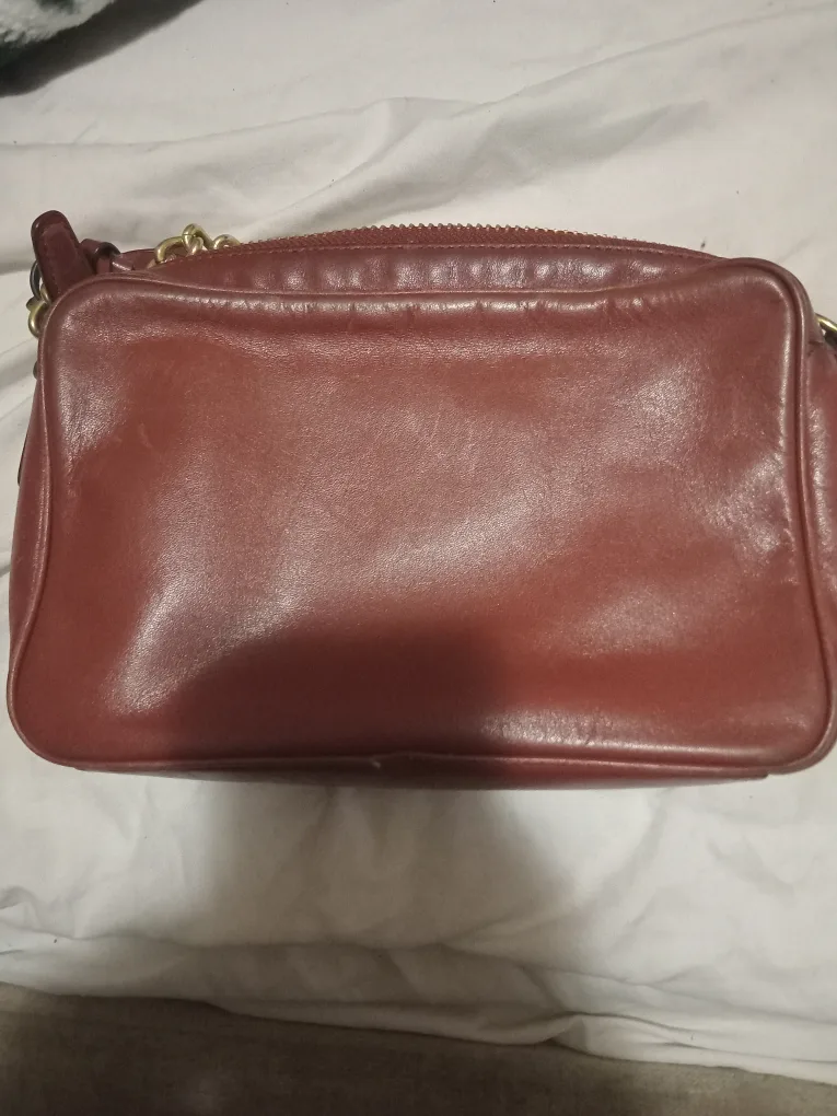 Coach Brown Leather Crossbody Bag image indicator(3)