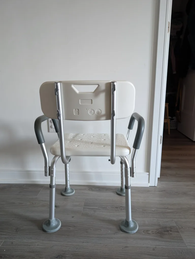 Adjustable Bath and Shower Chair with Back image indicator(3)