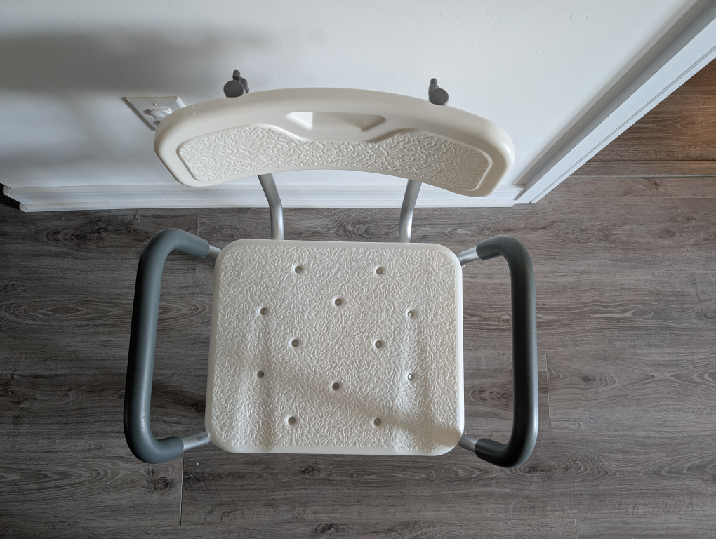 Adjustable Bath and Shower Chair with Back - photo 5