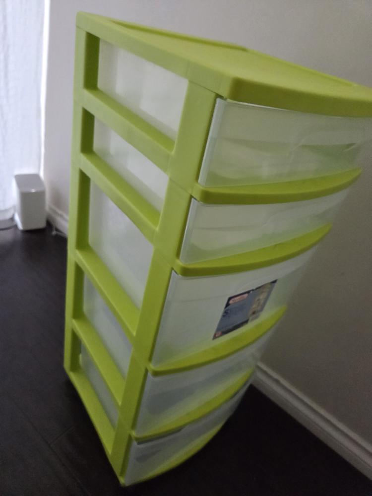 Sterilite 5 Drawer Tower - Lime Green - photo 2