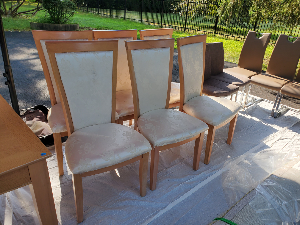 Extendable Dining Table with 6 Chairs - photo 2
