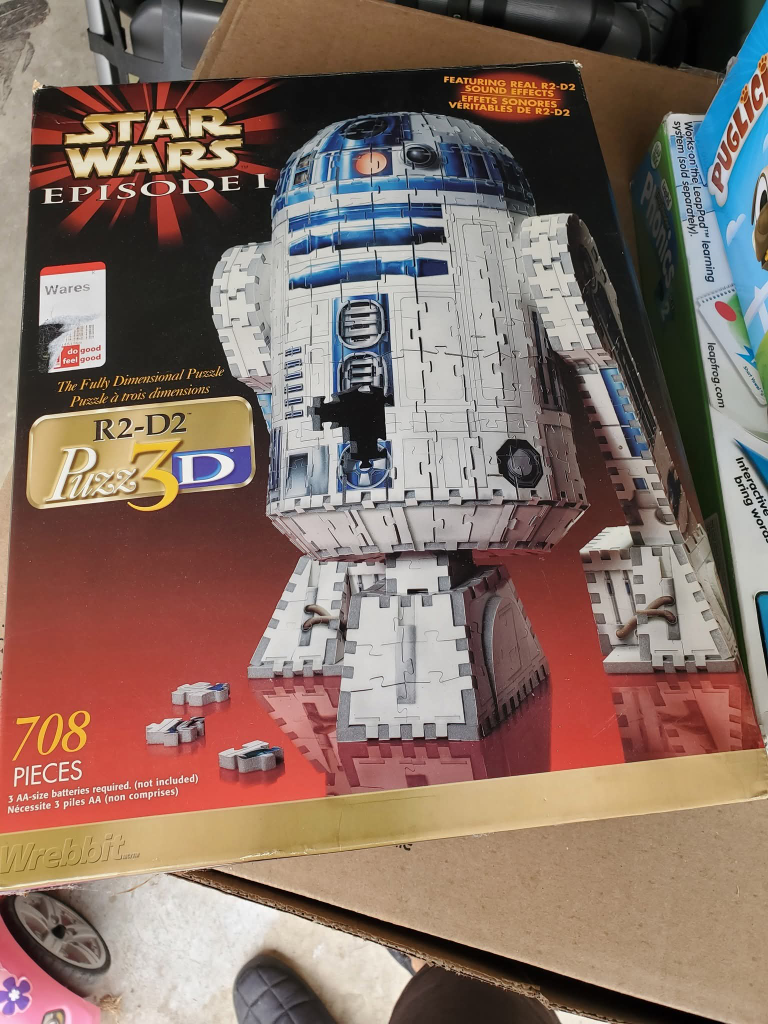 Star Wars Episode I R2-D2 Puzzle 3D - 708 Pieces