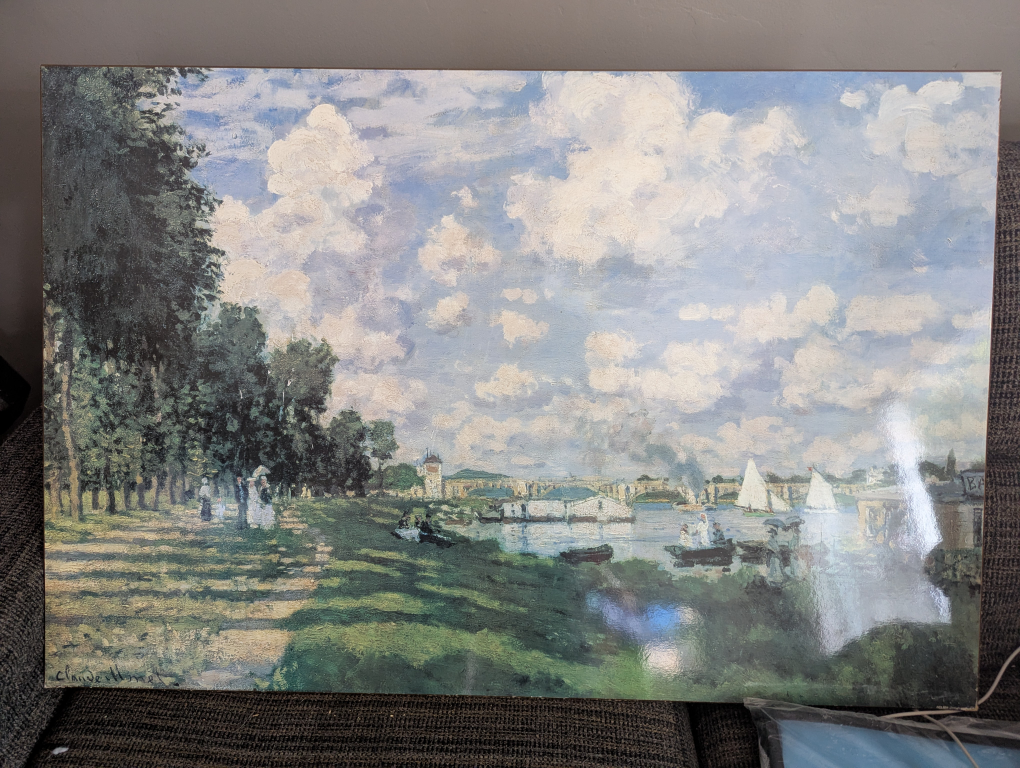Claude Monet Painting Print