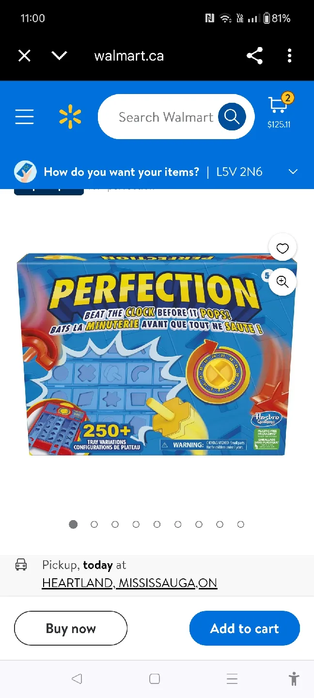 Hasbro Perfection Game thumbnail