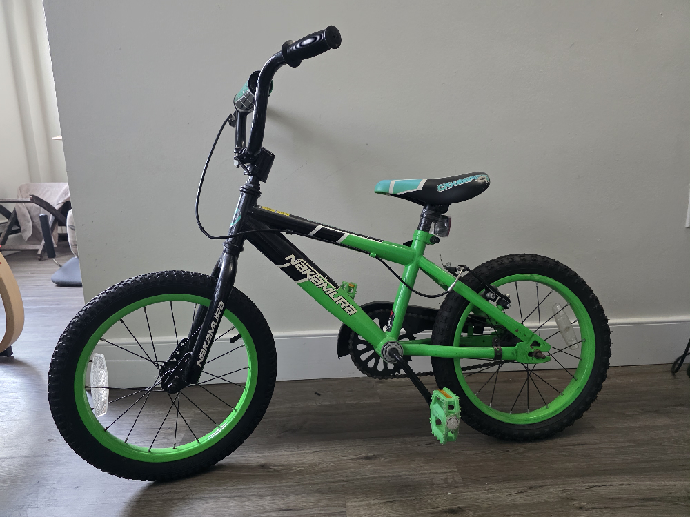 Nakamura 16-inch Kids Bike - Green & Black - photo 2
