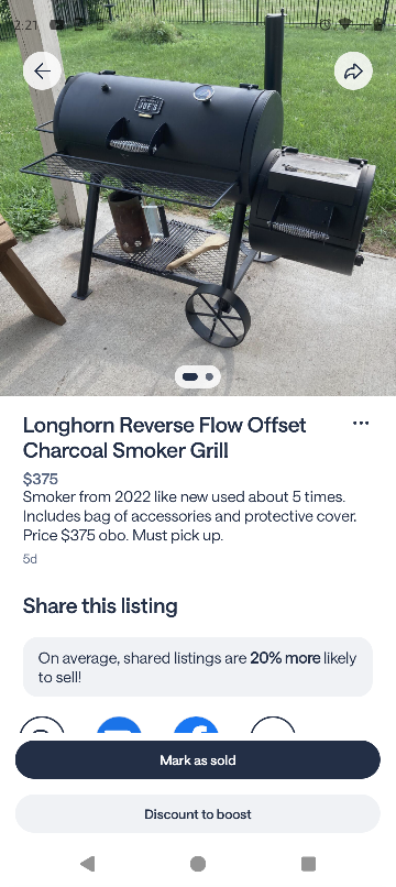 longhorn reverse flow charcoal smoker