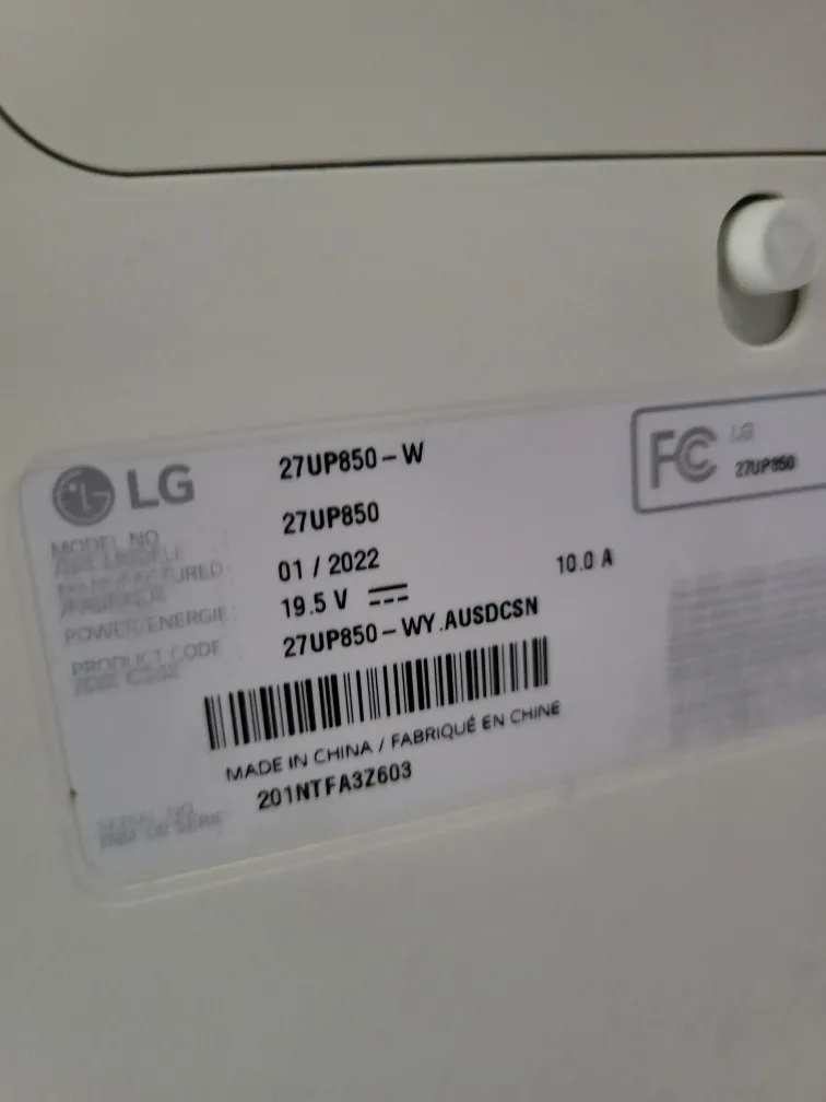 LG 27UP850-W 27" Monitor image indicator(3)