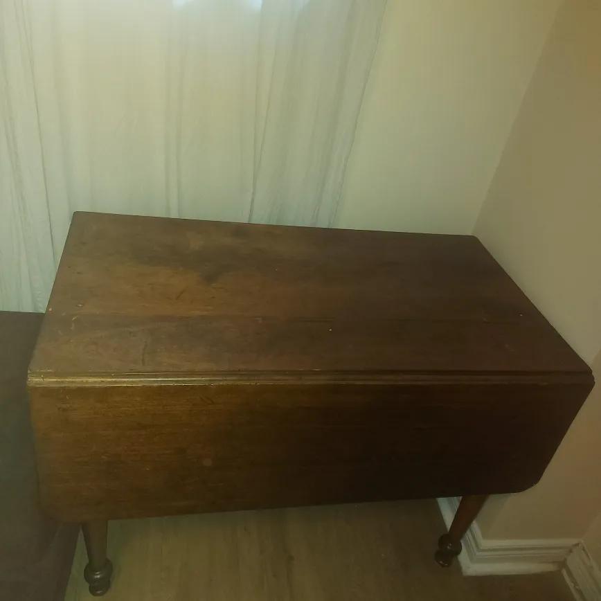 Solid Wood Drop Leaf Table folding thumbnail