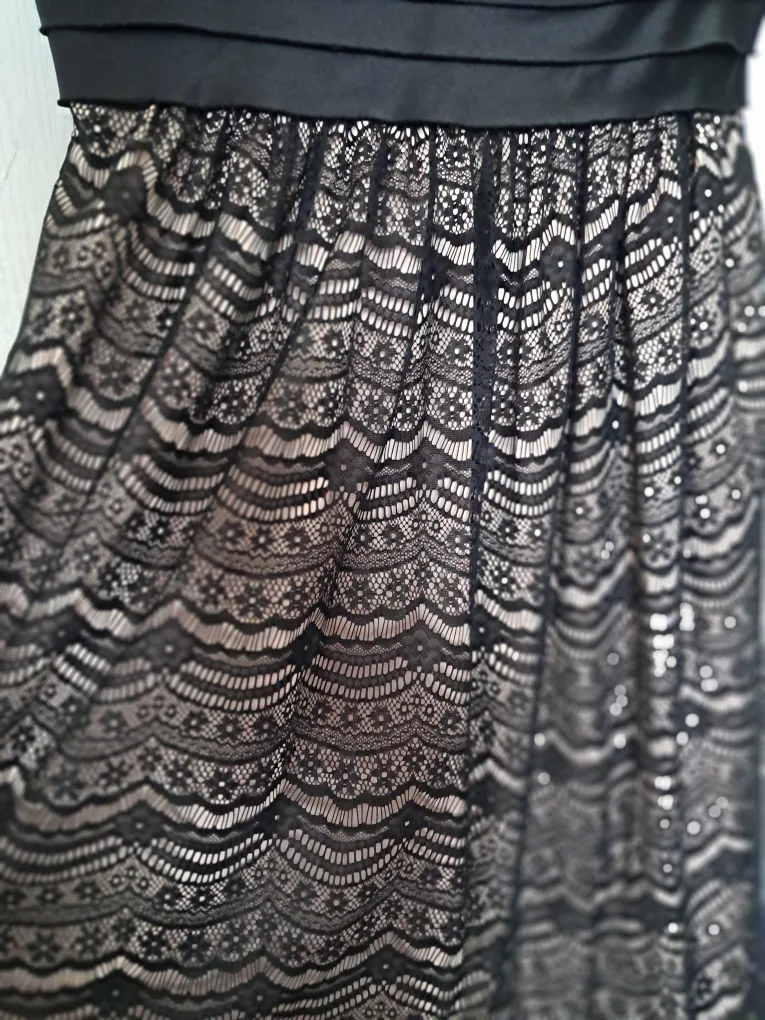 Black Lace Dress, Size 4, New w/o tag image indicator(5)