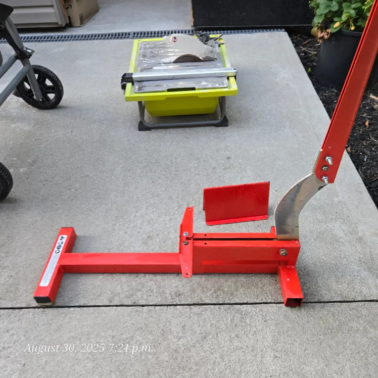 Manual Tile Cutter - Red thumbnail