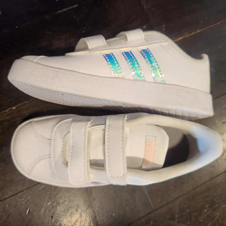 Adidas Court Shoes - White - Size 10K