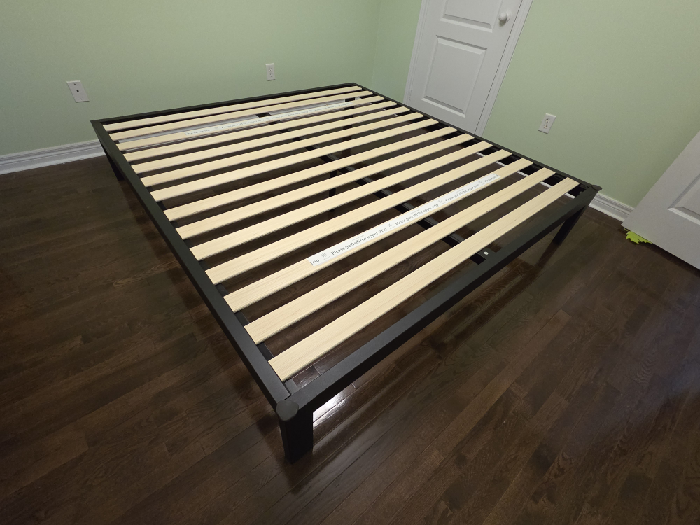metal frame for King bed 76x80x14" - photo 2