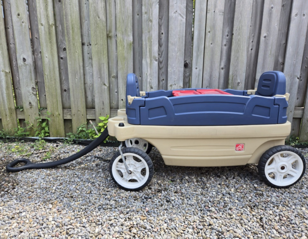 Step2 Wagon for Two - Blue/Tan