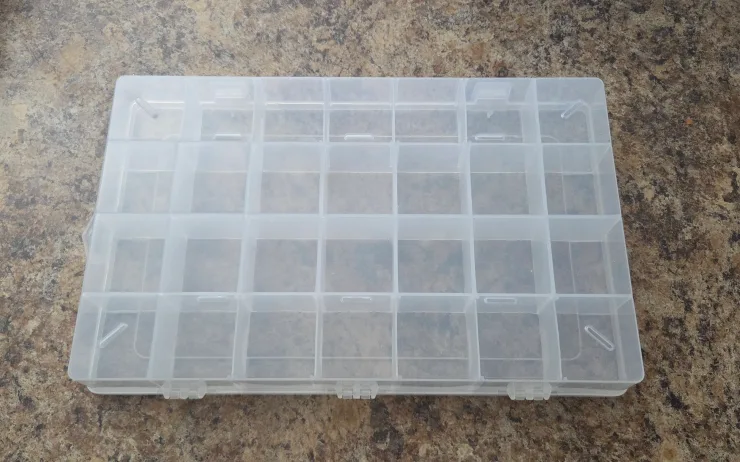 Clear Plastic Storage Organizer Box thumbnail