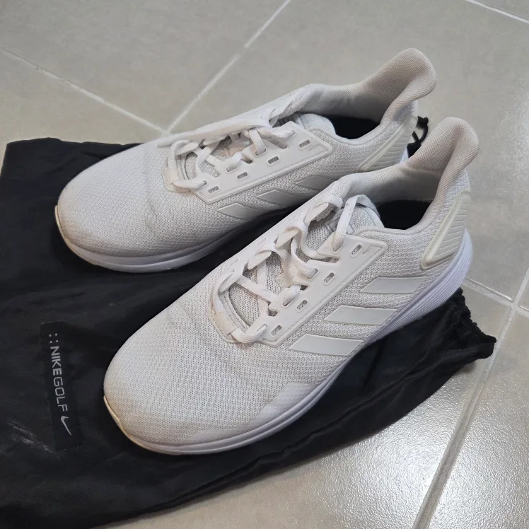 Adidas Cloudfoam White Running Shoes thumbnail