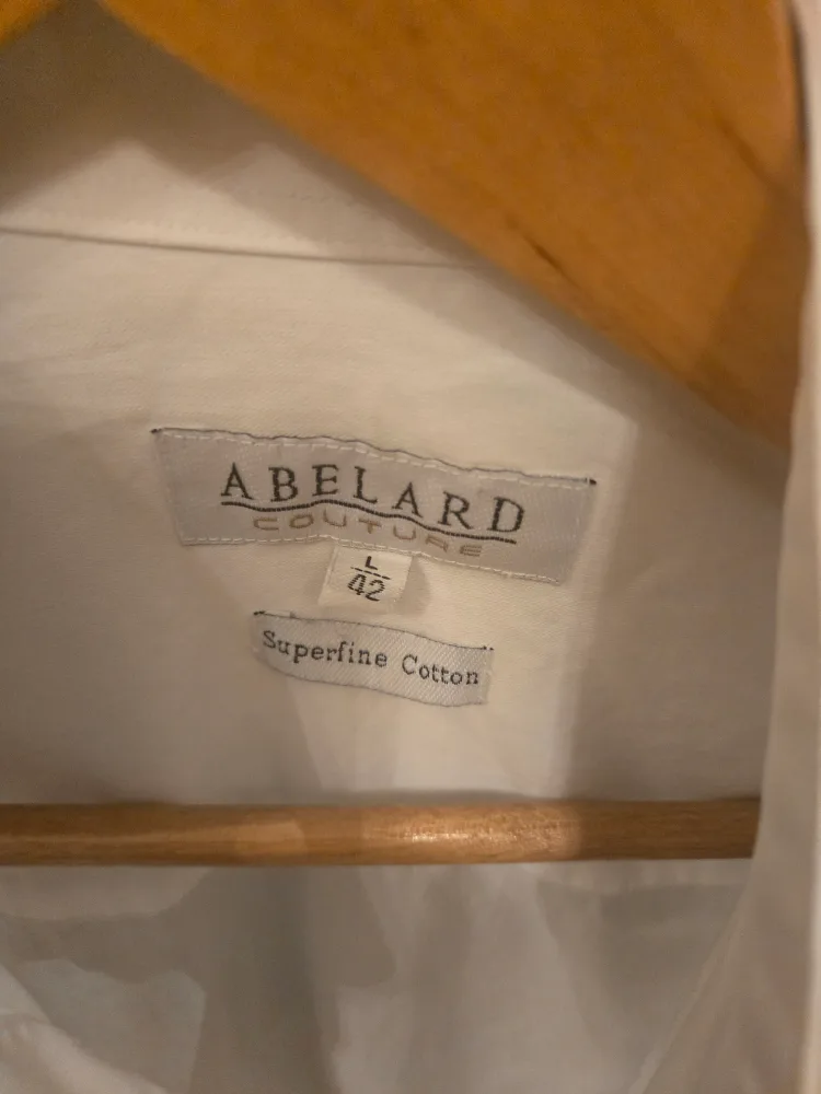 white work shirts, men's size Large & Medium image indicator(7)