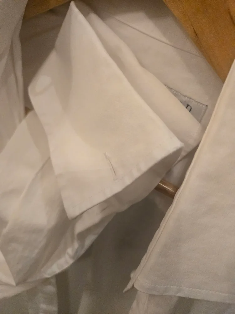 white work shirts, men's size Large & Medium image indicator(8)