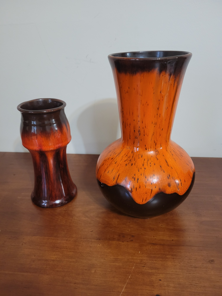 Canadiana Pottery Vases - Set of 2