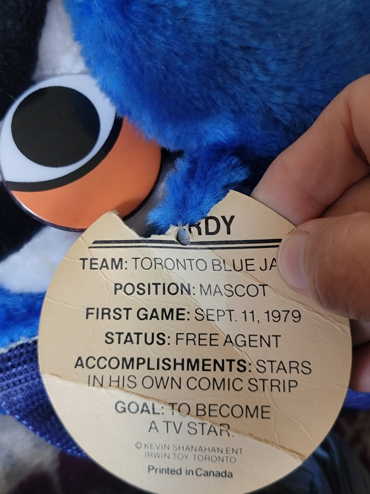 BJ Birdy Toronto Blue Jays Mascot Hat - photo 3