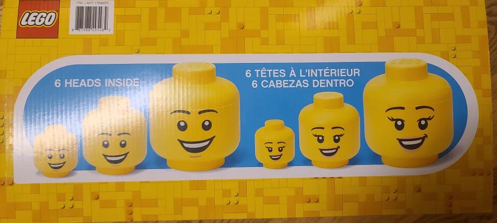 LEGO Storage Head Set, 6 pcs image indicator(2)