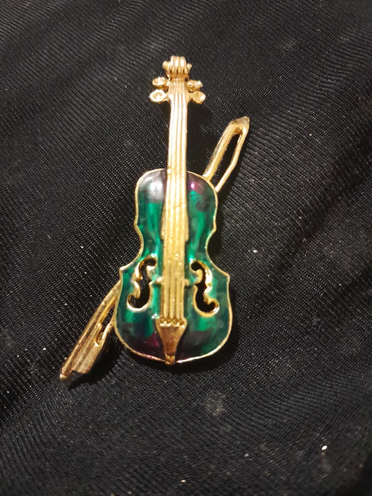 Violin Pin Brooch thumbnail