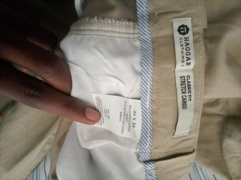 Haggar Classic Fit Stretch Cargo Pants 34x34 - photo 3