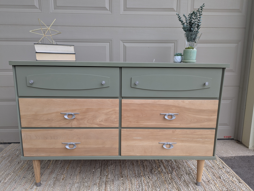 Newly refinished MCM dresser