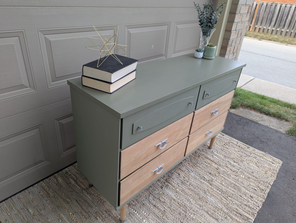 Newly refinished MCM dresser - photo 3