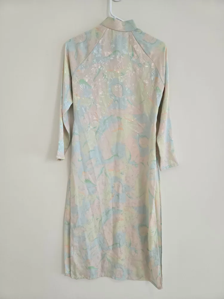 Pastel Floral Áo Dài Dress image indicator(3)