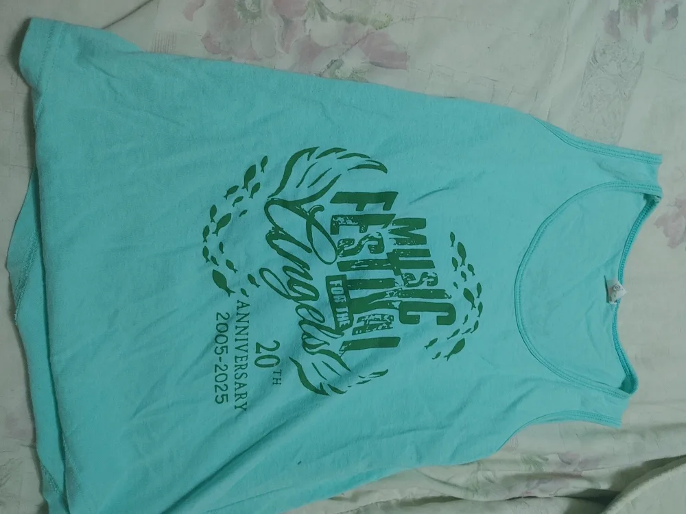 Blue Music Festival Tank Top - Size is Small thumbnail