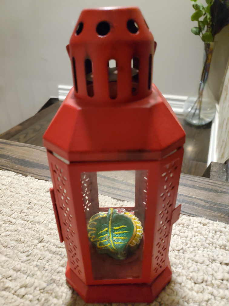 Red Metal Lantern