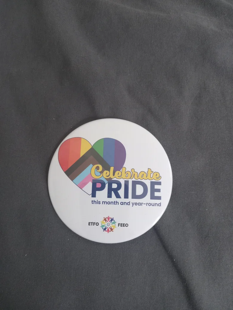 Celebrate Pride Pin - ETFO FEEO thumbnail
