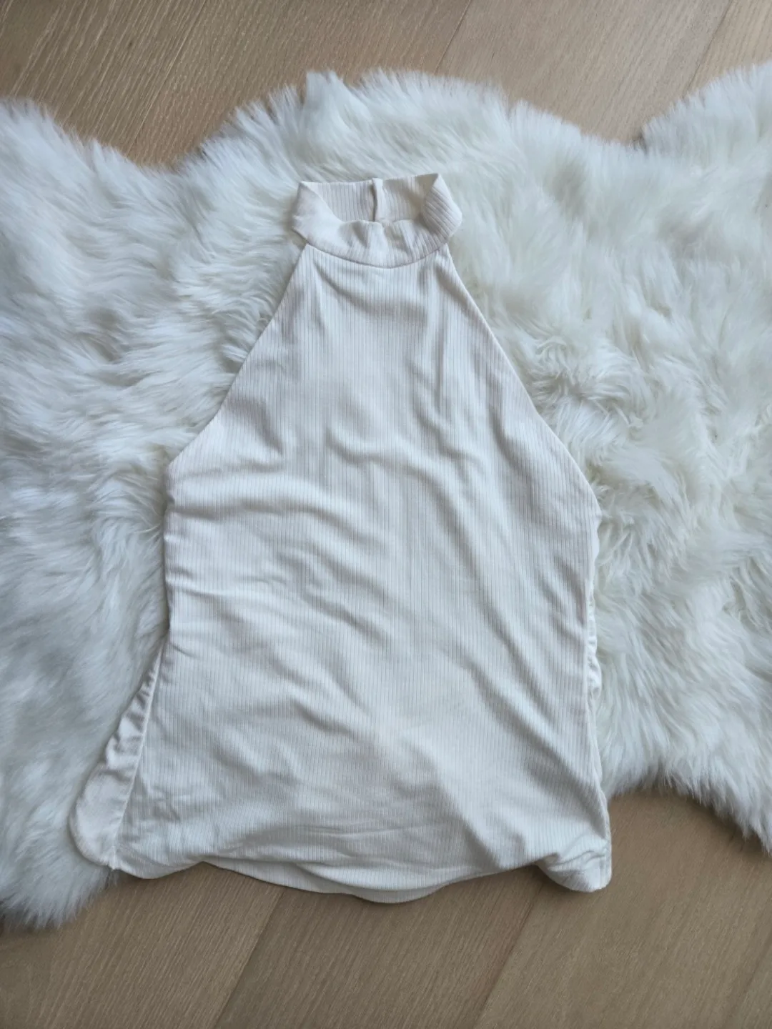 Dynamite Cream Halter Top - Size Small image indicator(5)