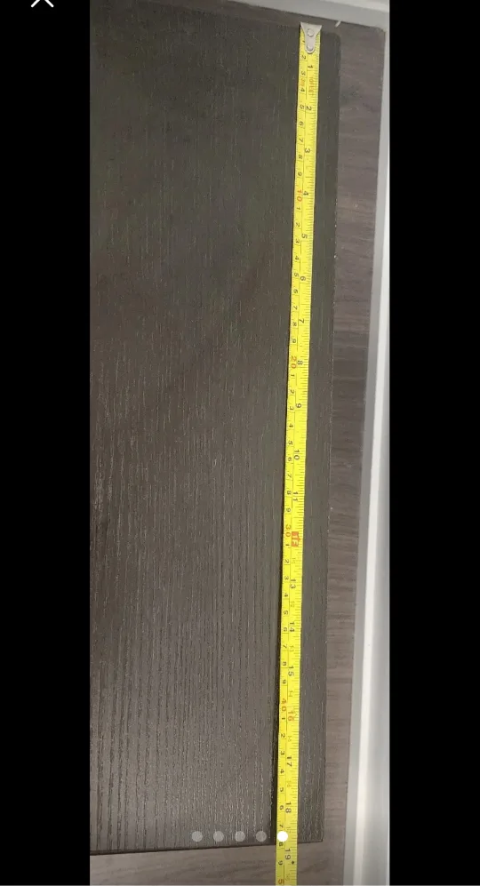 Dark Brown Nightstand with Two Drawers image indicator(5)