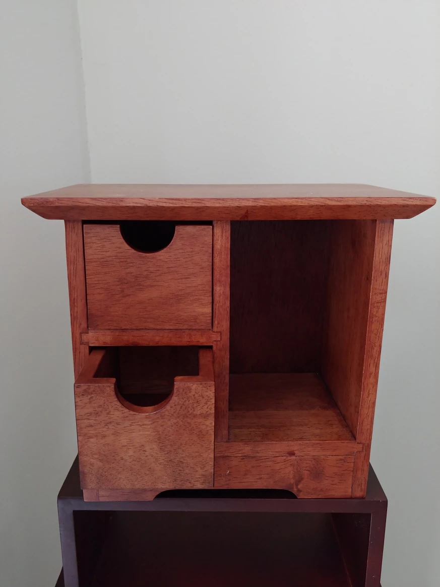 Wooden Mini Organizer-"🧡"