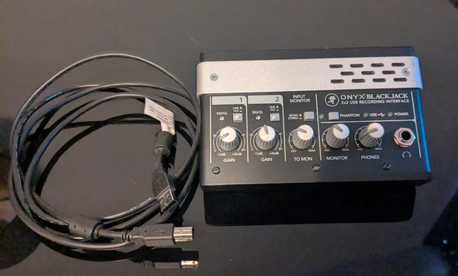 🥕 FREE  Mackie Onyx Blackjack Recording Interface #Freecycle image indicator(3)