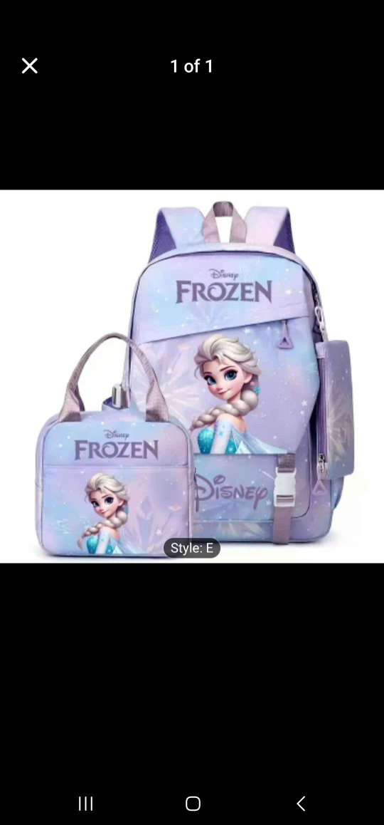 Disney Frozen Backpack & Lunch Bag Set