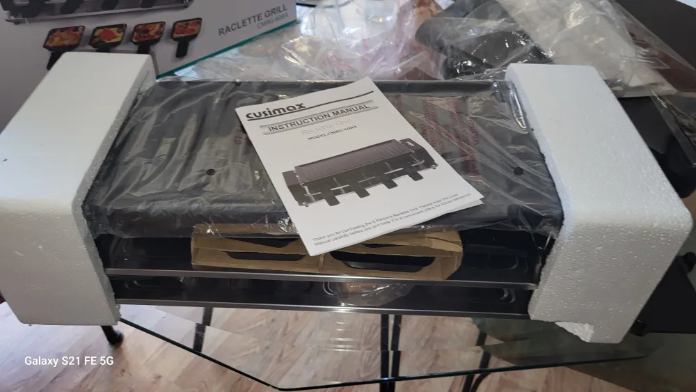 Cusimax Raclette Grill CMRG-608A - New in Box! thumbnail