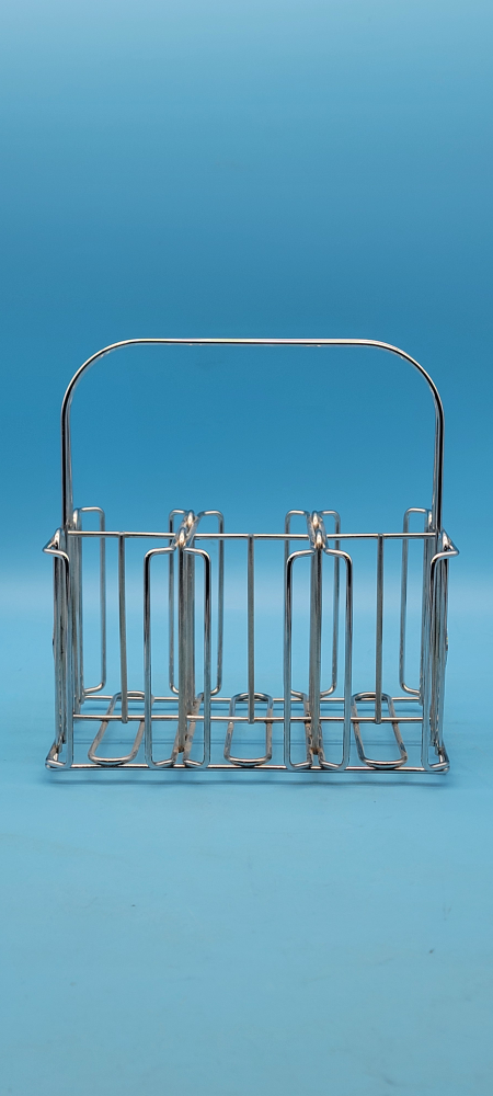 🥳VGC🤩 KRAFT METAL CONDIMENT CADDY SIilver - photo 4