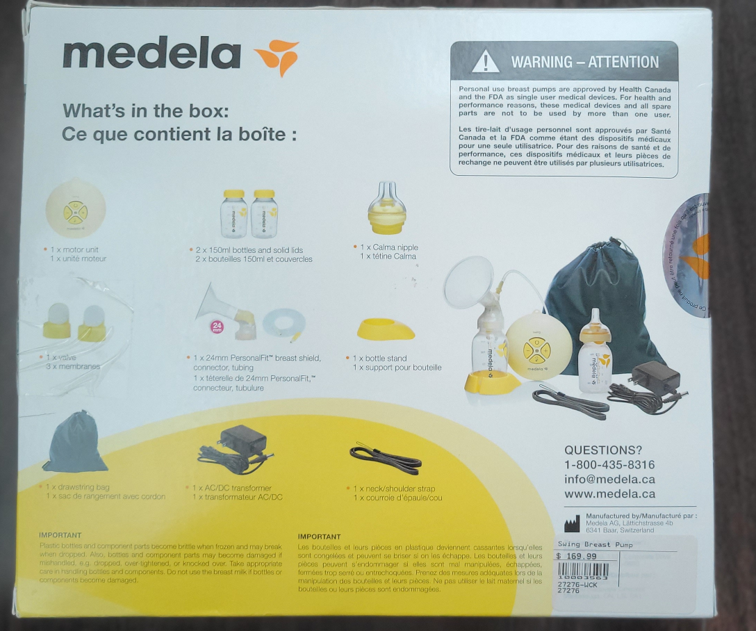 Medela Swing Breast Pump - Like New! - photo 2