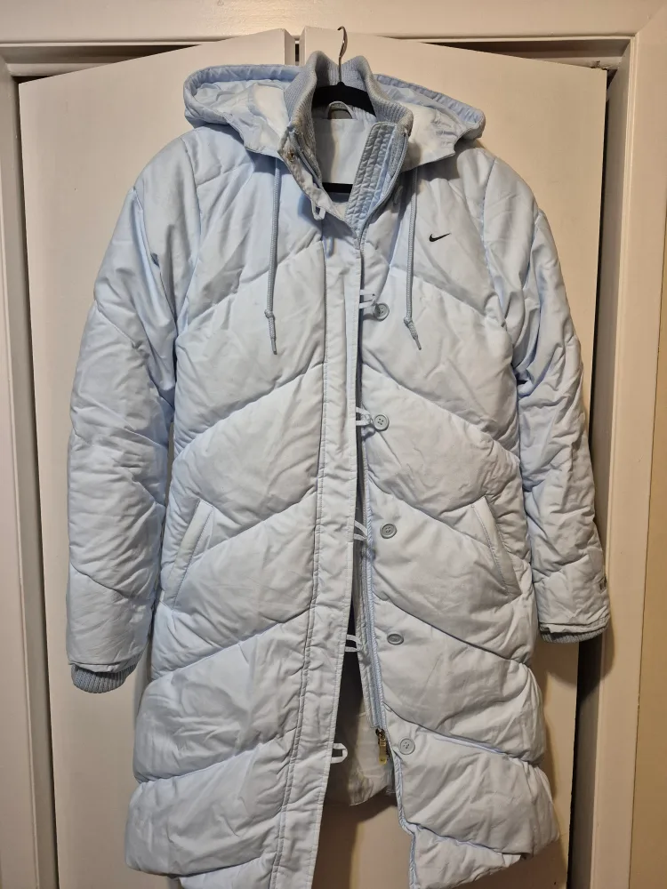 Nike Puffer Jacket - Size S (4-6) - Light Blue thumbnail