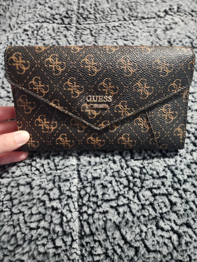 Stylish Guess Monogram Wallet/Clutch! thumbnail