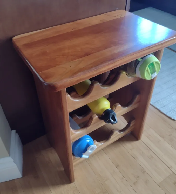 Water Bottle Storage and Side Table image indicator(10)