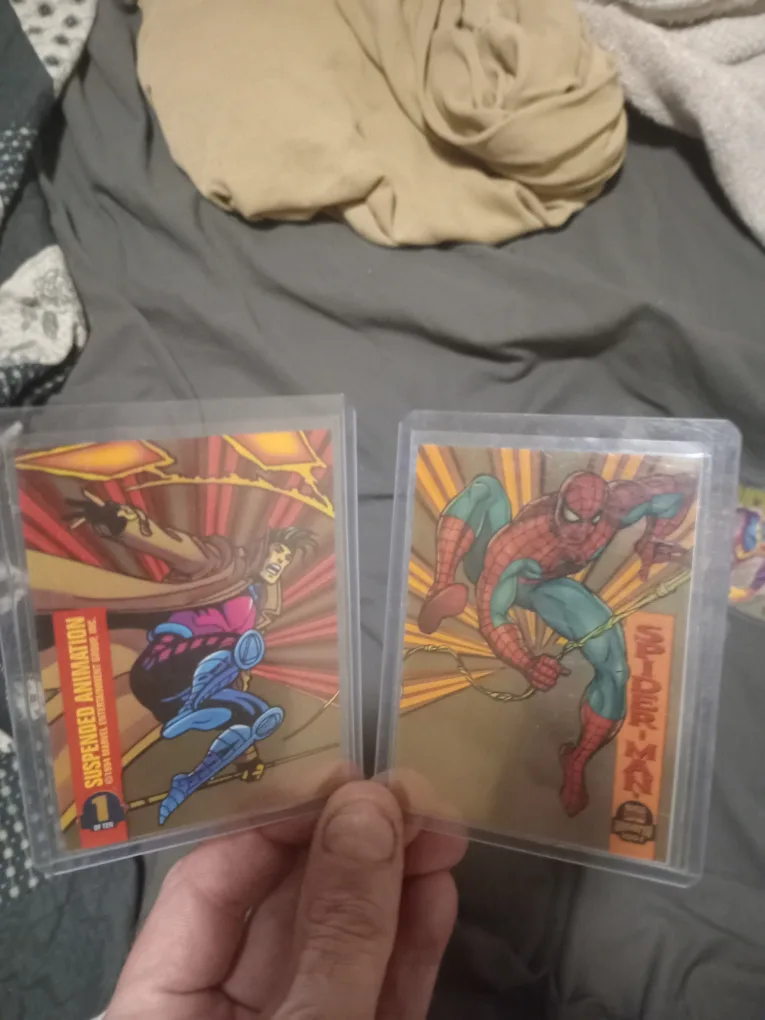 1994 marvel suspended animation cards thumbnail