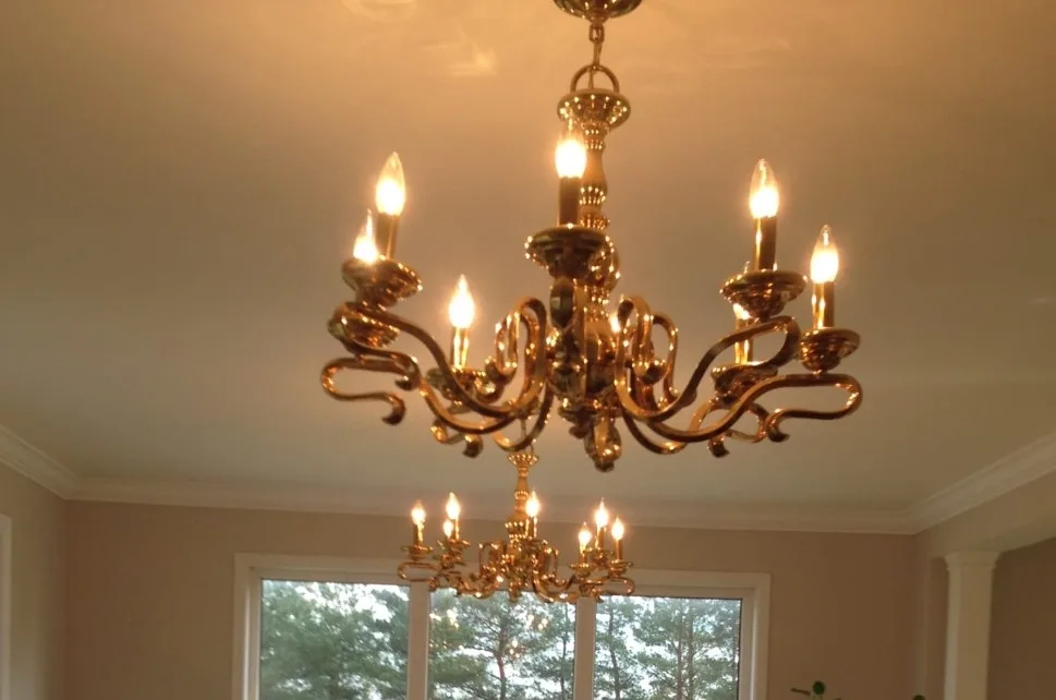 Brass Chandelier Lighting Fixture 2 matching thumbnail