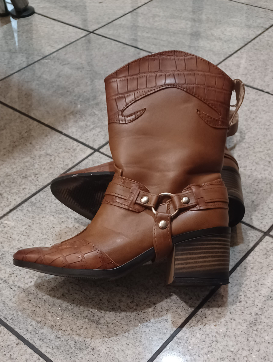 Julietta Brown Leather Cowboy Boots - photo 4